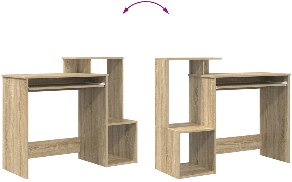 Stalas Sonoma ąžuolas 106 x 41 x 88.5 cm Apdirbta mediena