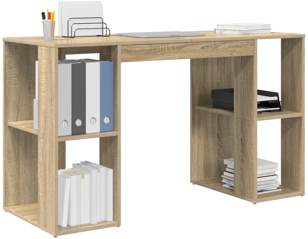 Stalas Sonoma ąžuolas Apdirbta mediena 130 x 50.5 x 75 cm