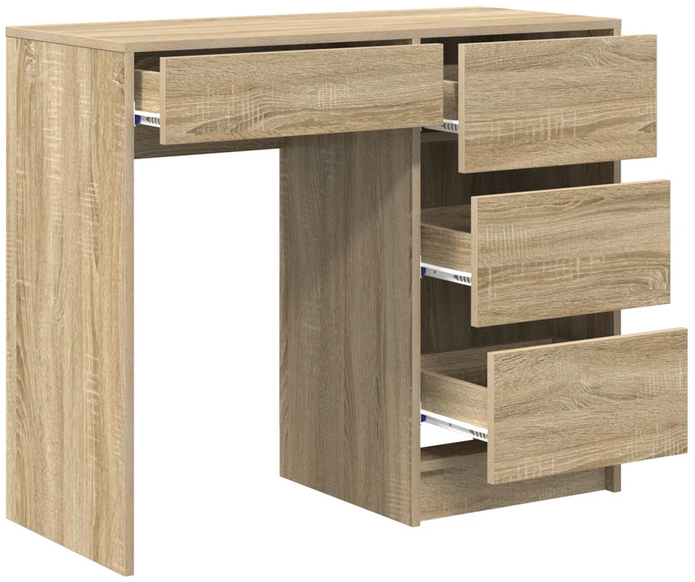 Stalas Sonoma ąžuolas Apdirbta mediena 90 x 37.5 x 75 cm