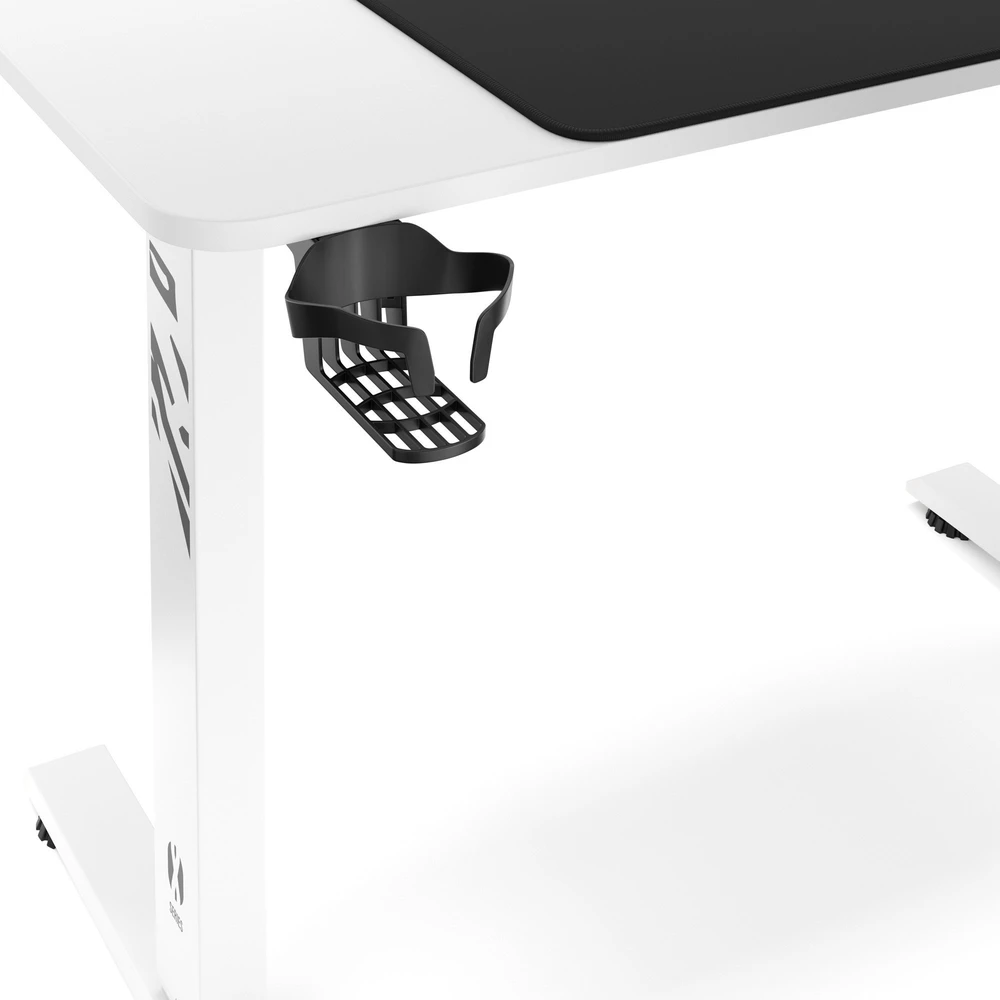 Diablo Chairs Diablo X-Tension 1100 Baltas elektra reguliuojamas Žaidimų Stalas | 1100 x 600 x 1170 mm