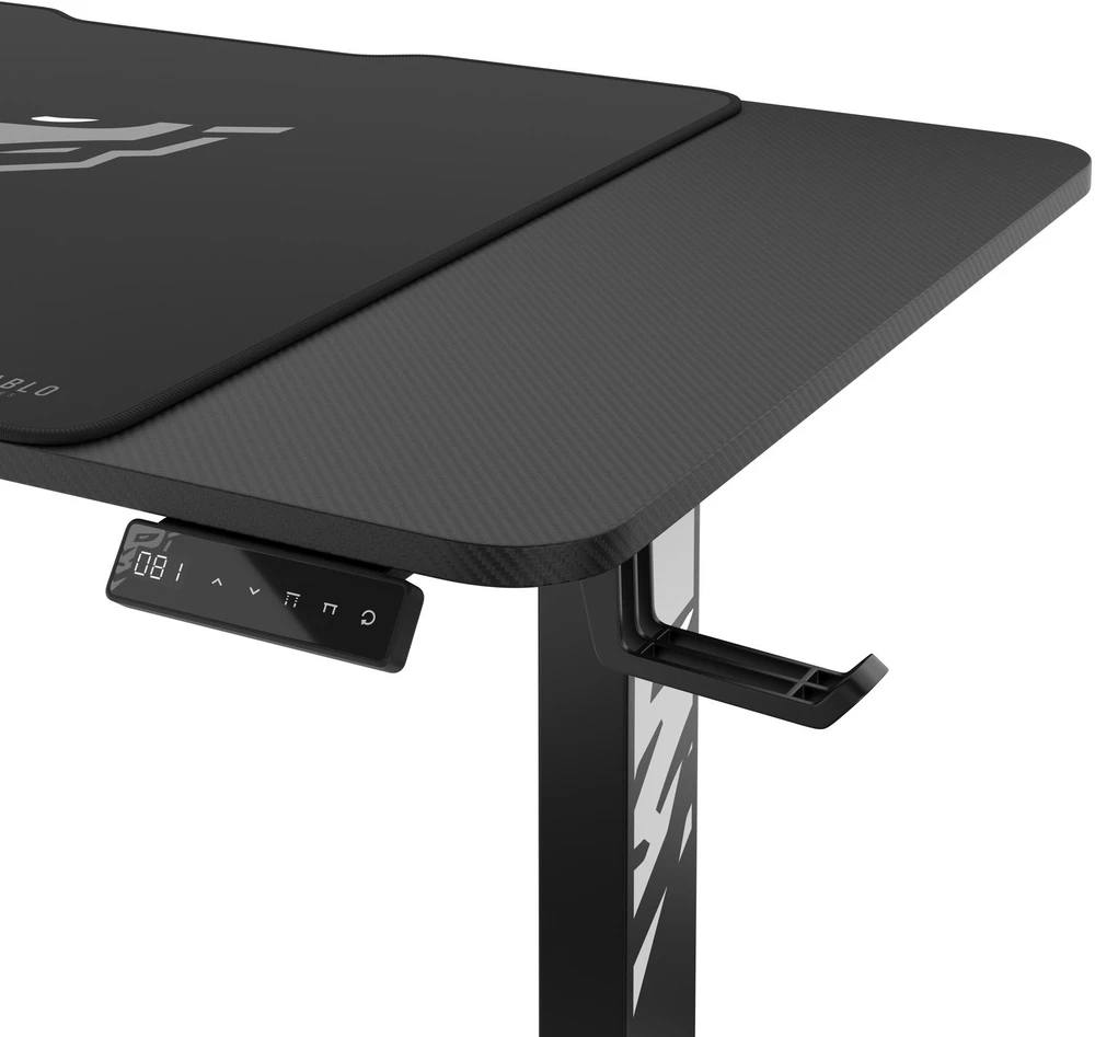 Diablo Chairs Diablo X-TENSIO 1100 Electric Desk juoda