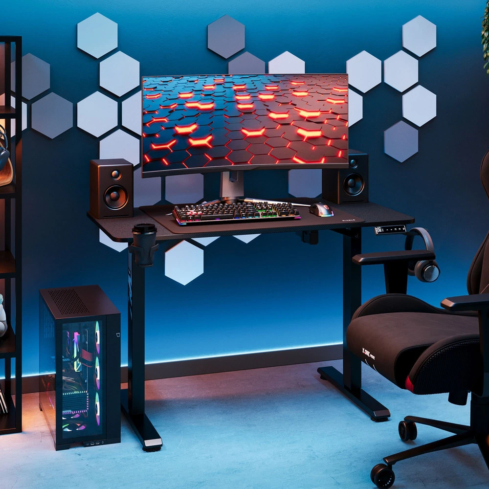 Diablo Chairs Diablo X-TENSIO 1100 Electric Desk juoda