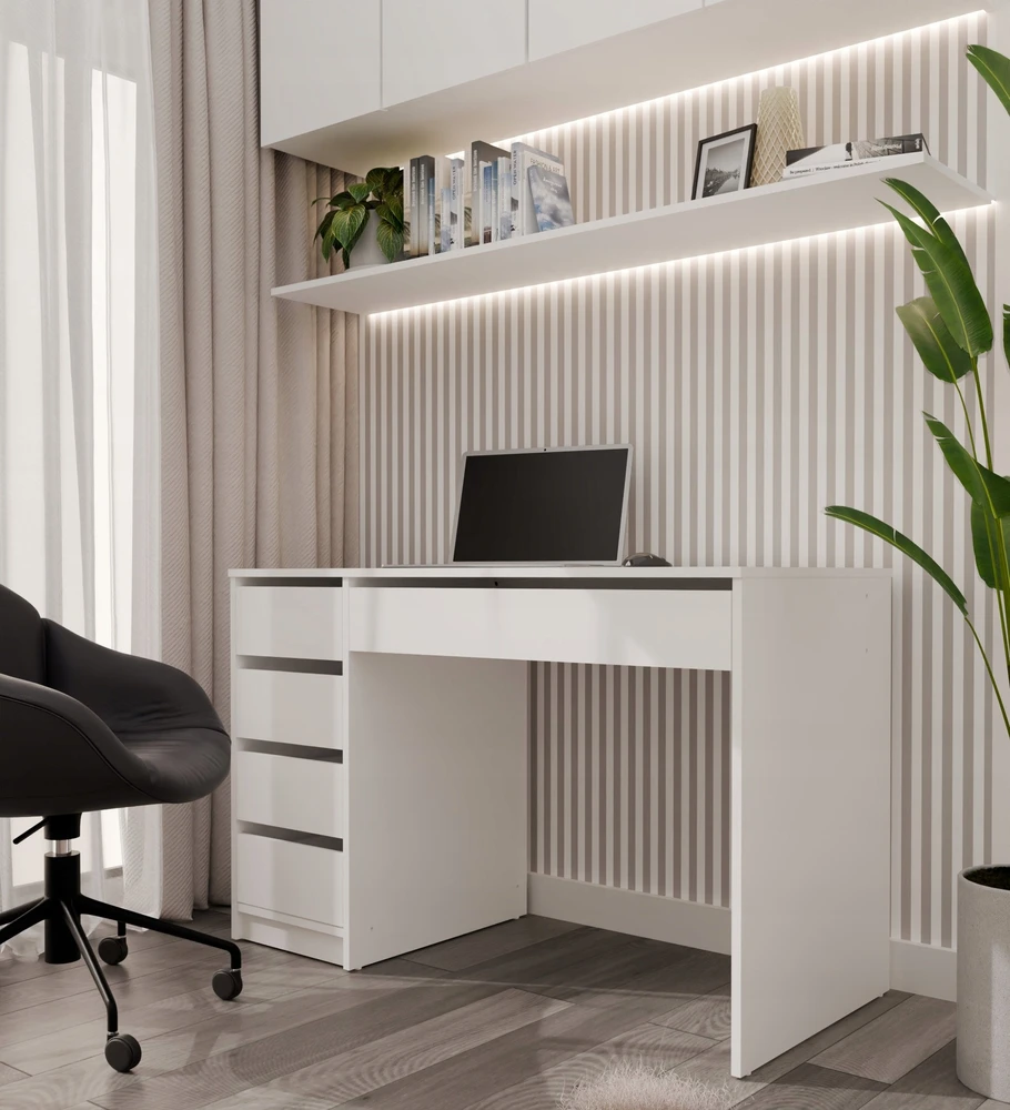 Duronic Arto rašomasis stalas Baltas 120 cm x 55 cm