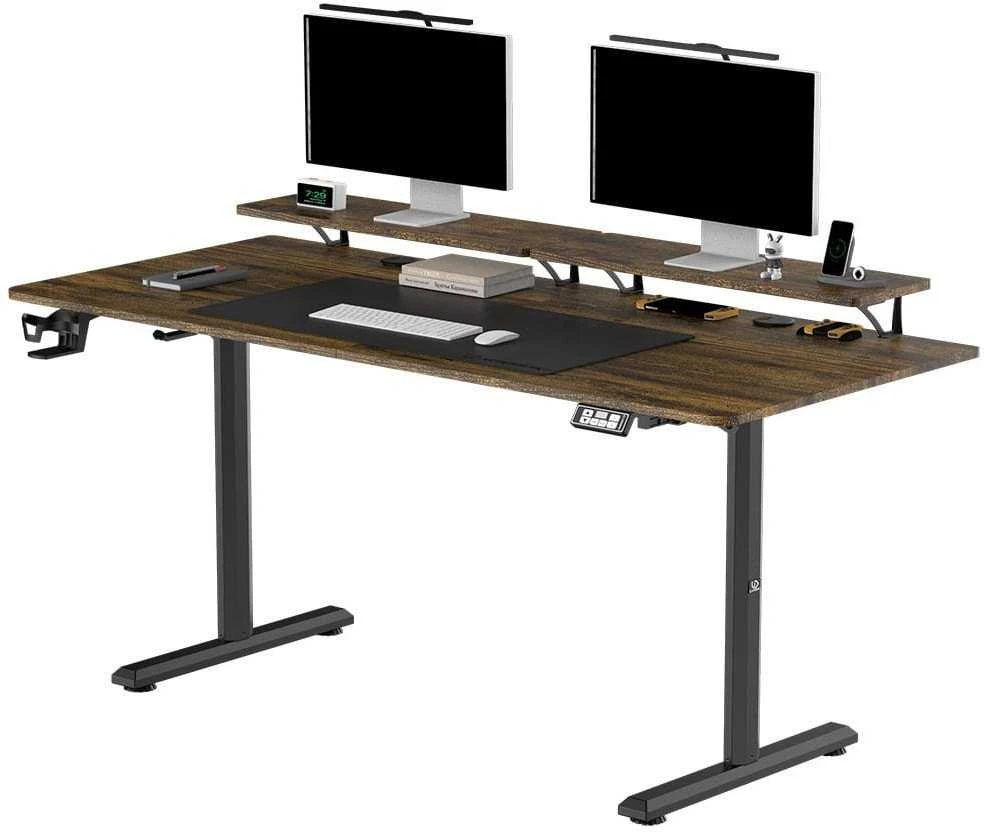 ULTRADESK Highlander stalas su lentyna monitoriams