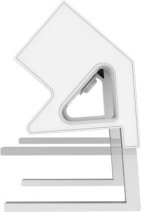 Fellowes biurko maitinimo modulis 1 lizdas, USB-A, USB-C balta