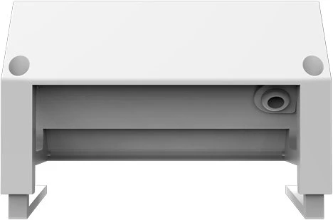 Fellowes biurko maitinimo modulis 1 lizdas, USB-A, USB-C balta