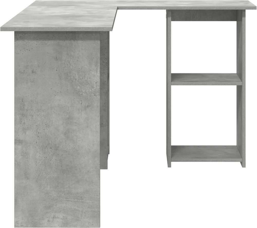 Stalas Betono pilka 142 x 102 x 73 cm Apdirbta mediena