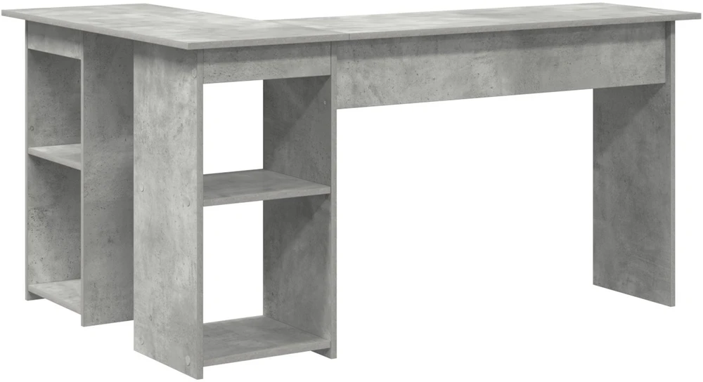 Stalas Betono pilka 142 x 102 x 73 cm Apdirbta mediena