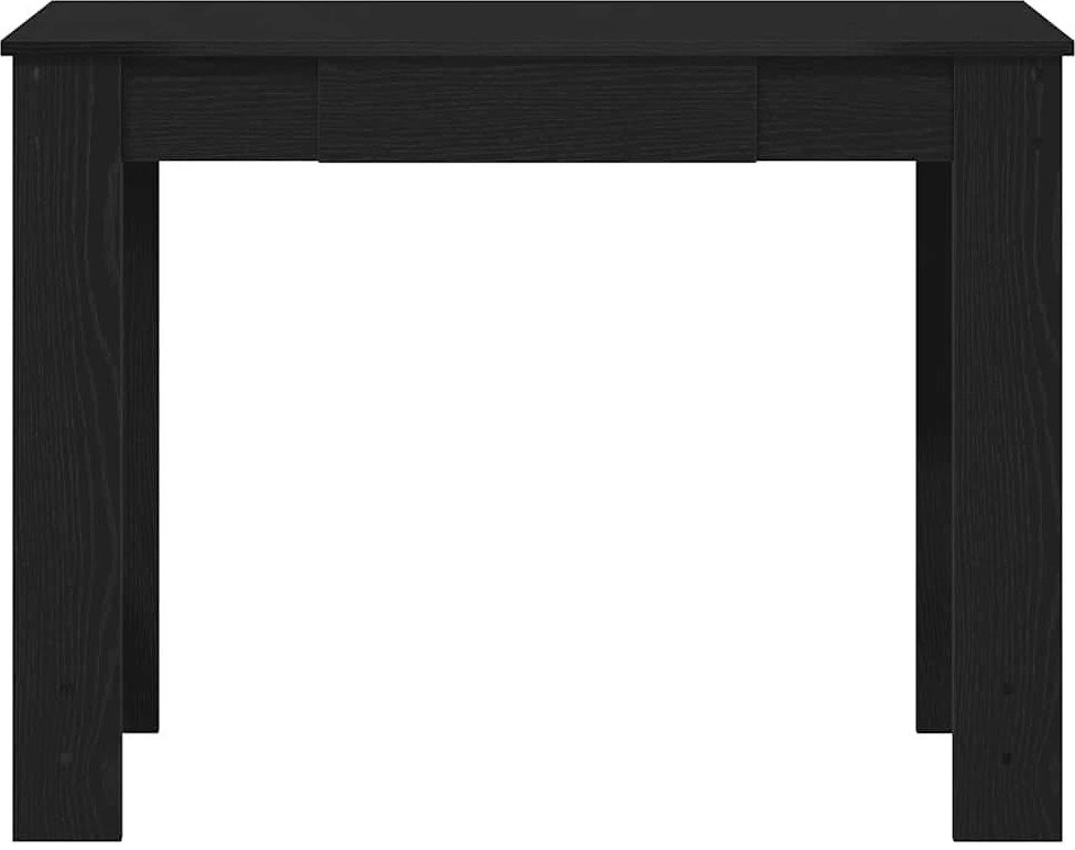 Rašomasis stalas, juodos spalvos, 100x45x75cm, apdirbta mediena