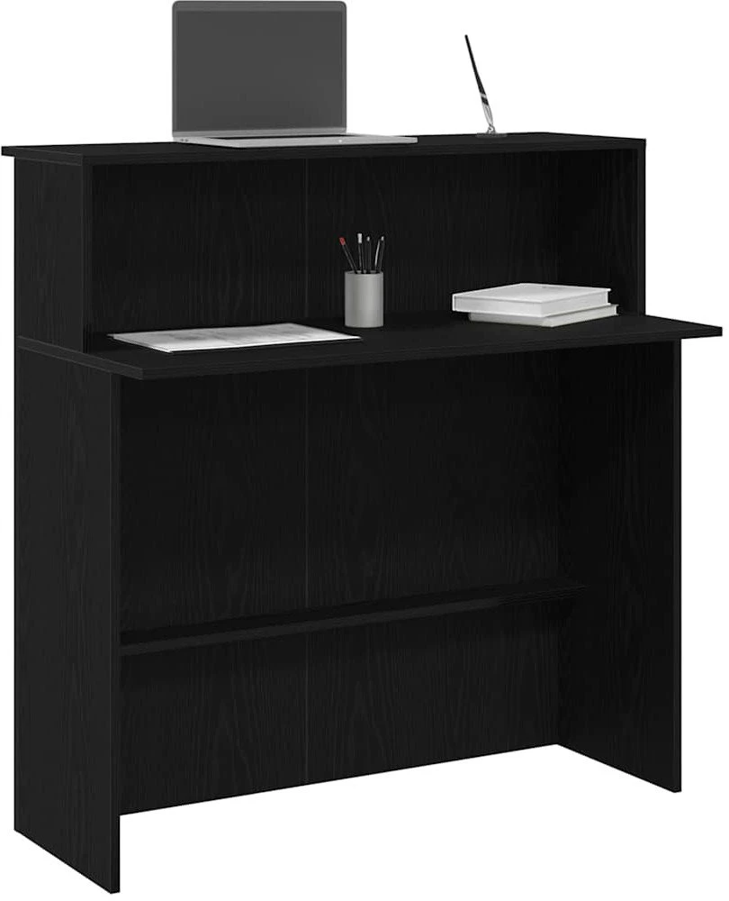 Registratūra Juoda 100x50x103,5 cm apdirbta mediena