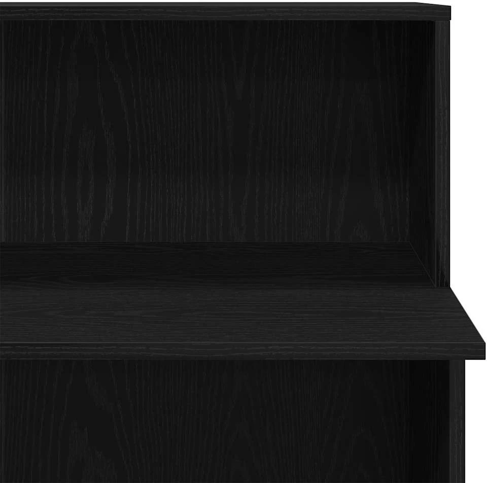 Registratūra Juoda 100x50x103,5 cm apdirbta mediena