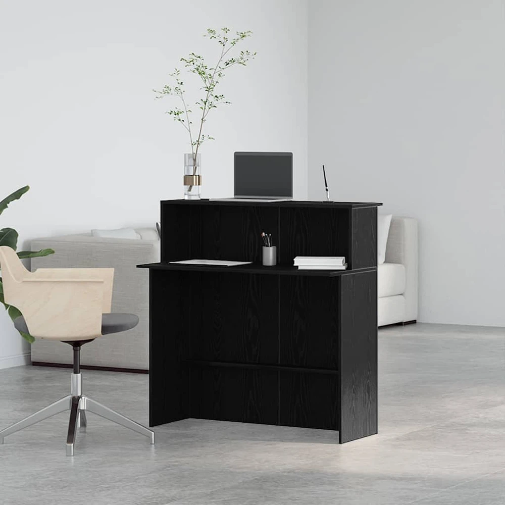 Registratūra Juoda 100x50x103,5 cm apdirbta mediena