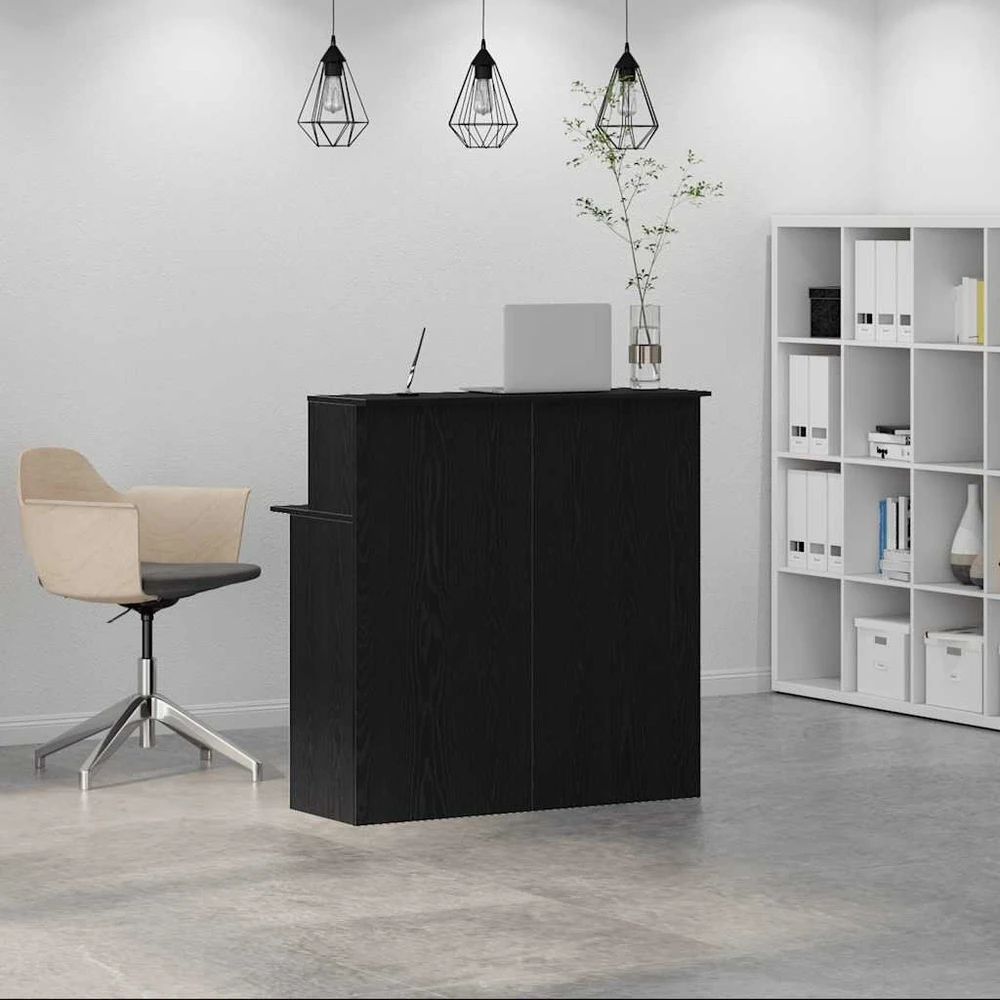 Registratūra Juoda 100x50x103,5 cm apdirbta mediena