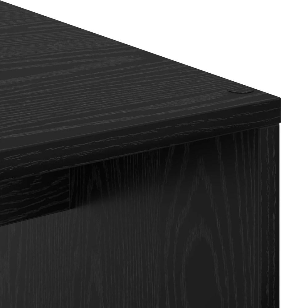 Stalas Juodas ąžuolas 102 x 50 x 124 cm Apdirbta mediena