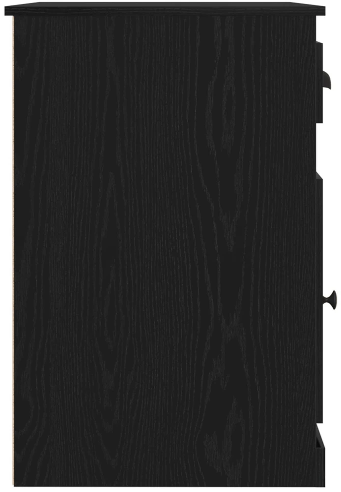 Stalas Juodas ąžuolas 50 x 115 x 75 cm Apdirbta mediena