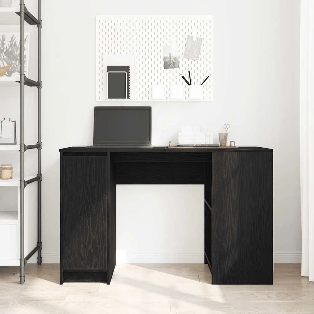 Rašomasis stalas, juodas ąžuolas, 120x42x76 cm apdirbta mediena