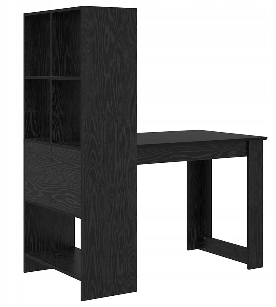 Stalas Juodas ąžuolas Apdirbta mediena 122 x 67 x 145 cm