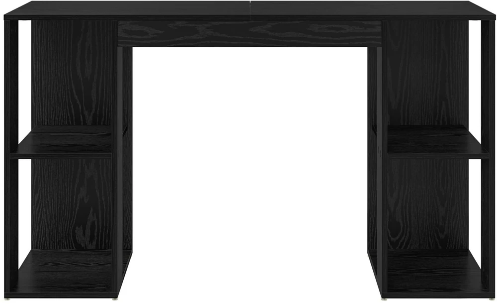 Stalas Juodas ąžuolas Apdirbta mediena 130 x 50.5 x 75 cm