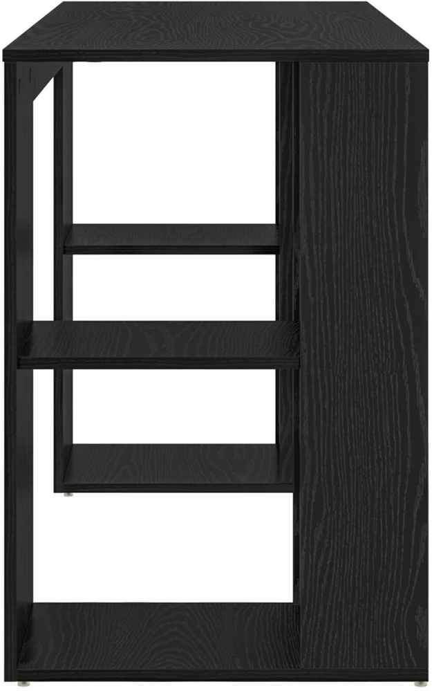 Stalas Juodas ąžuolas Apdirbta mediena 130 x 50.5 x 75 cm