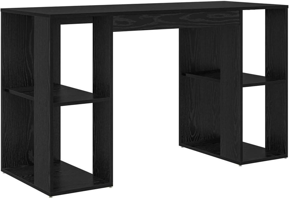 Stalas Juodas ąžuolas Apdirbta mediena 130 x 50.5 x 75 cm