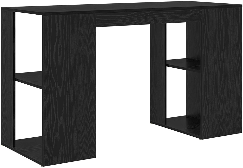 Stalas Juodas ąžuolas Apdirbta mediena 130 x 50.5 x 75 cm