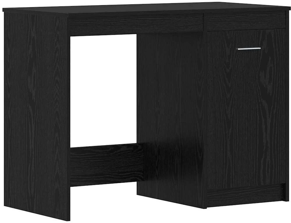 Stalas 2 vnt. Juodas ąžuolas 140 x 50 x 76 cm Apdirbta mediena