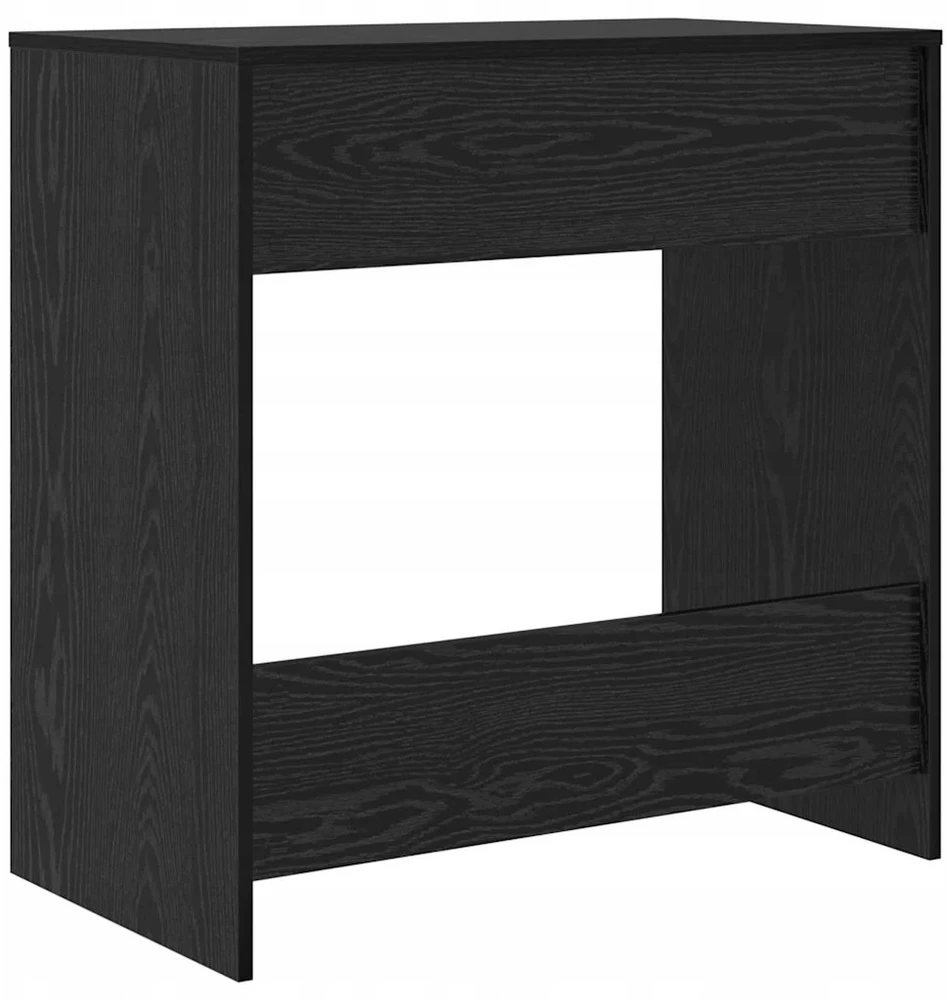 Stalas Juodas ąžuolas Apdirbta mediena 77,5 x 43 x 79 cm