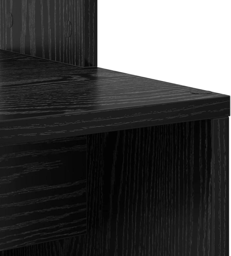 Stalas Juodas ąžuolas Apdirbta mediena 78,5 x 37 x 154,5 cm