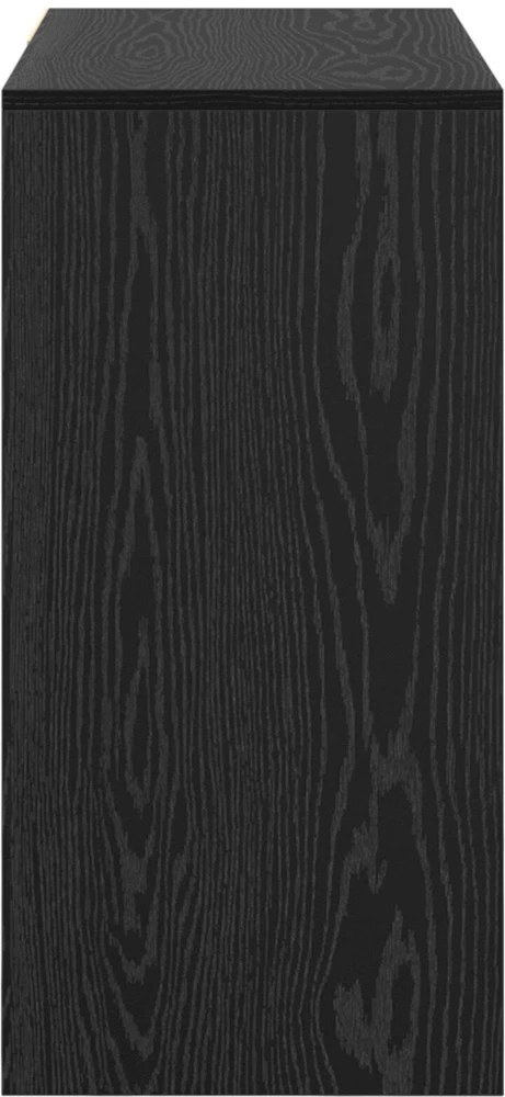 Stalas Juodas ąžuolas Apdirbta mediena 90 x 37.5 x 75 cm