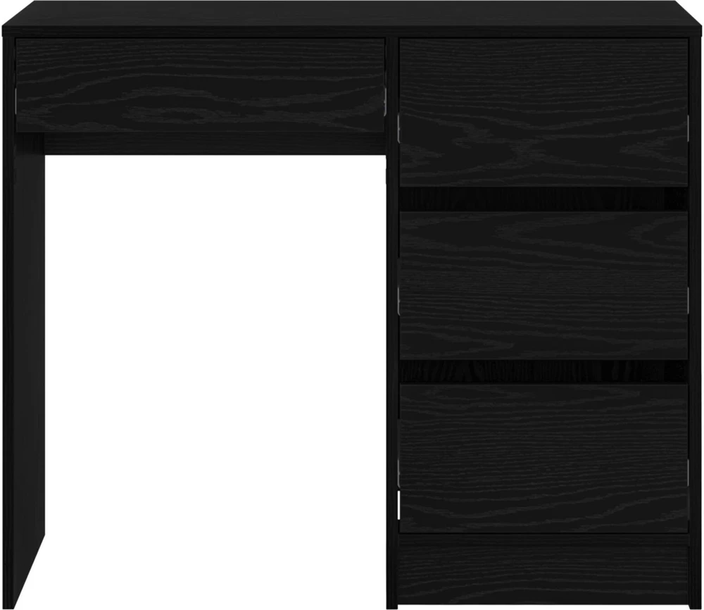 Stalas Juodas ąžuolas Apdirbta mediena 90 x 37.5 x 75 cm