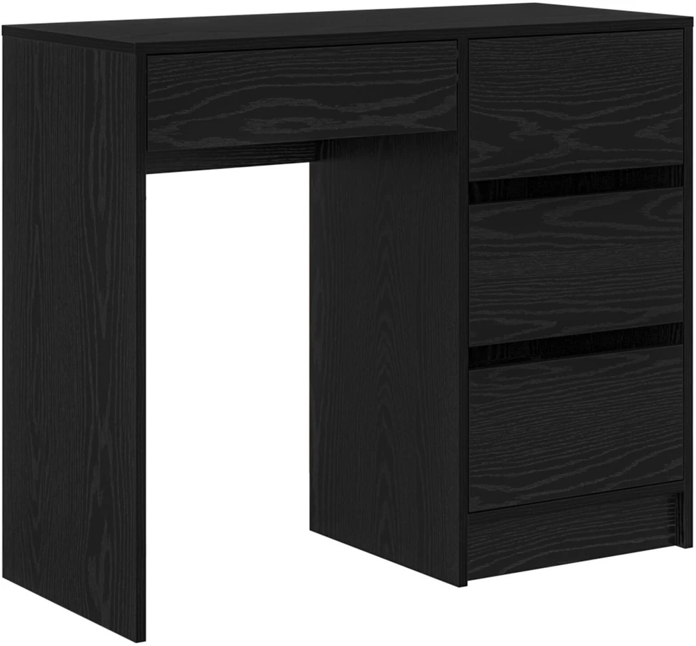 Stalas Juodas ąžuolas Apdirbta mediena 90 x 37.5 x 75 cm