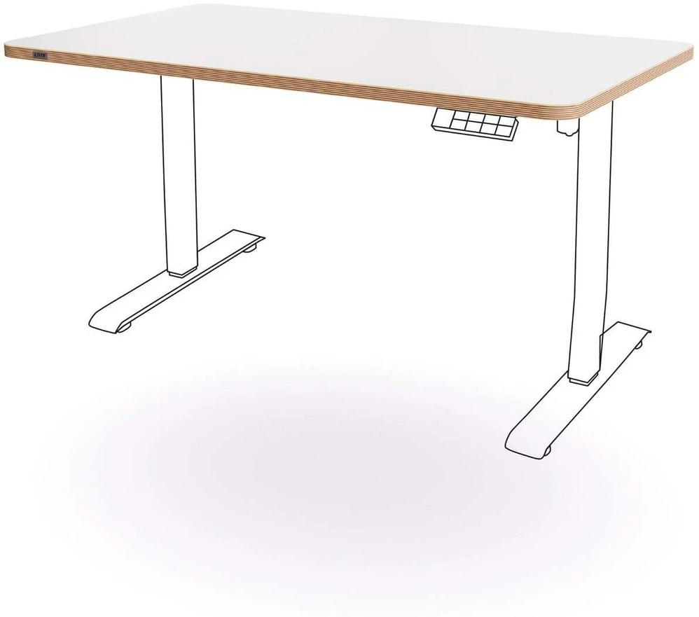 Biurko Leitz Blat do biurka siedząco-stojącego 140x80cm Ergo balta (67740001)