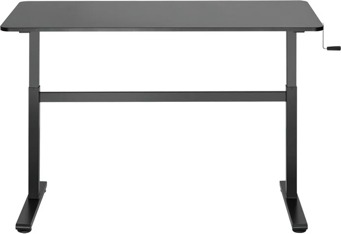 „LogiLink“ rankiniu būdu reguliuojamas reguliuojamo aukščio stalas EO0027 | 70–117 cm | Maksimali apkrova 40 kg | Juodas