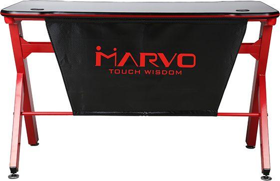 Žaidimų stalas Marvo DE-03 Gaming Desk, su RGB pašvietimu