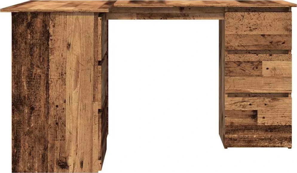 kampinis rašomasis stalas Senas medis 145x100x76 cm