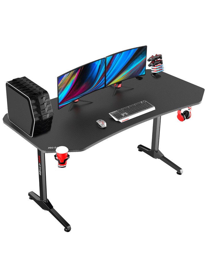 Žaidimų stalas ProGamer D6000L XXL Gaming Desk, modelis D6000L XXL