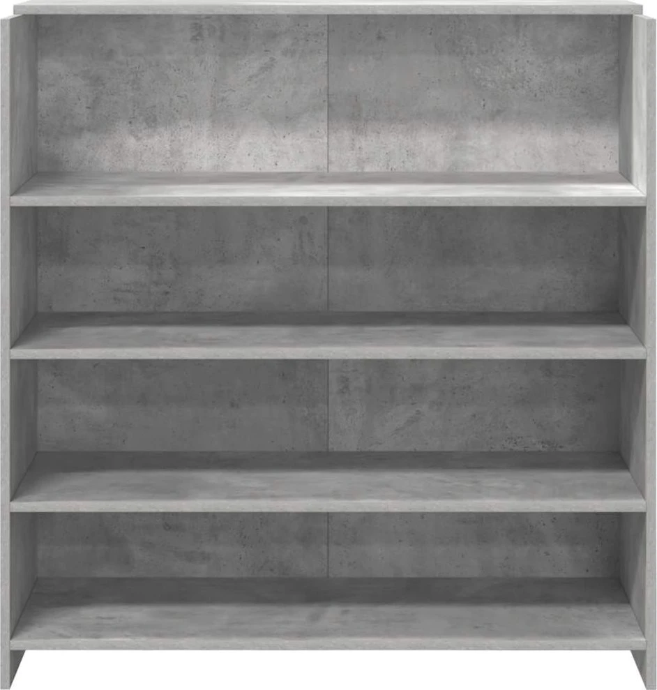 Registratūra, betono pilkas, 100x50x103,5 cm, apdirbta mediena
