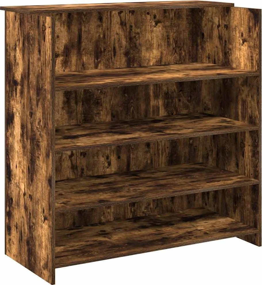 Registratūra, dūminio ąžuolo, 100x50x103,5 cm, apdirbta mediena