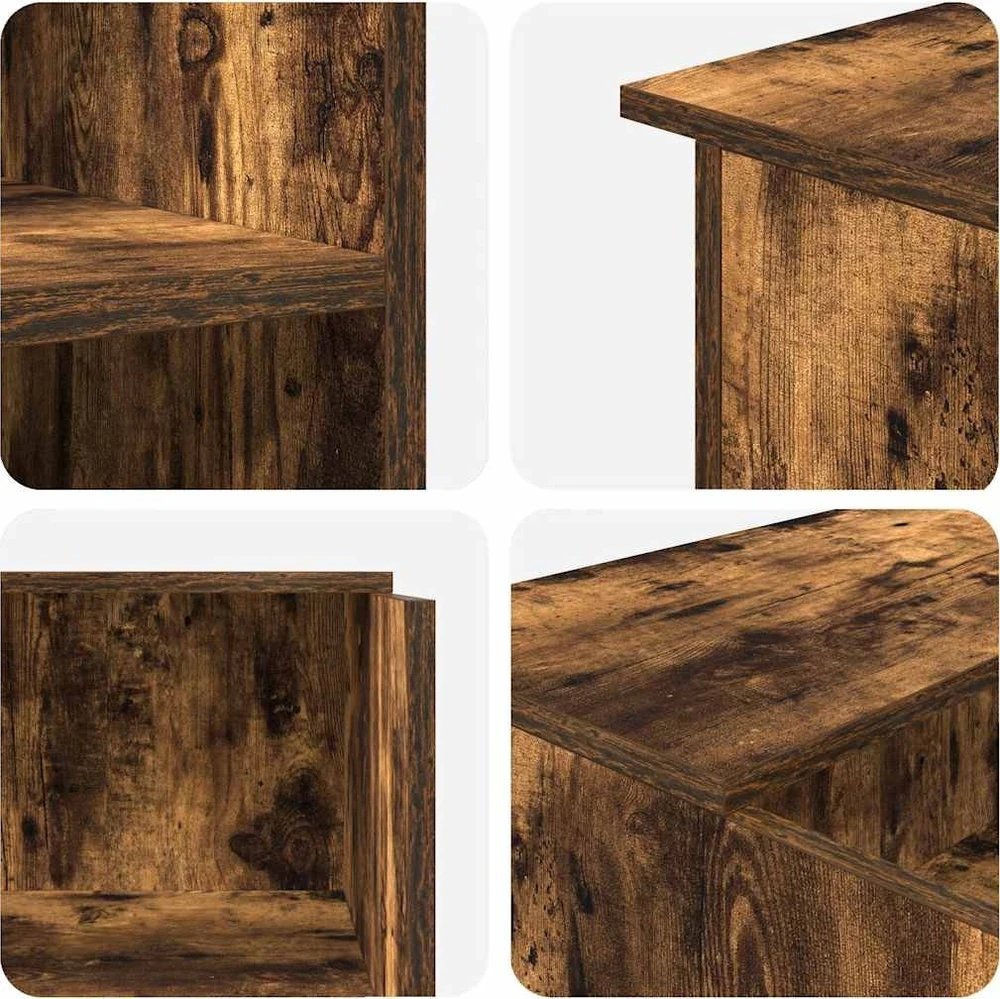 Registratūra, dūminio ąžuolo, 100x50x103,5 cm, apdirbta mediena