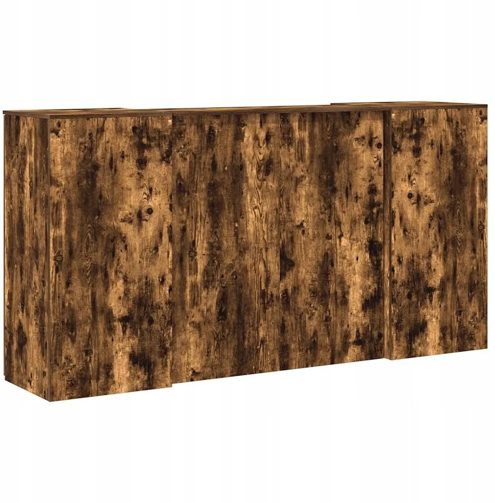 Registratūra, dūminio ąžuolo, 200x50x103,5 cm, apdirbta mediena