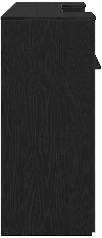 Registratūra, juodas ąžuolas, 200x50x103,5 cm, apdirbta mediena