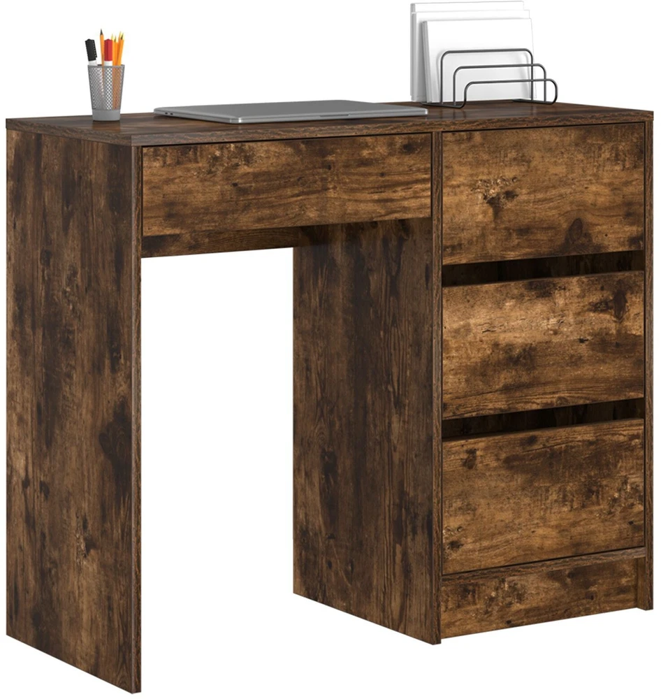 Stalas Rūkyta ąžuolas Apdirbta mediena 90 x 37.5 x 75 cm
