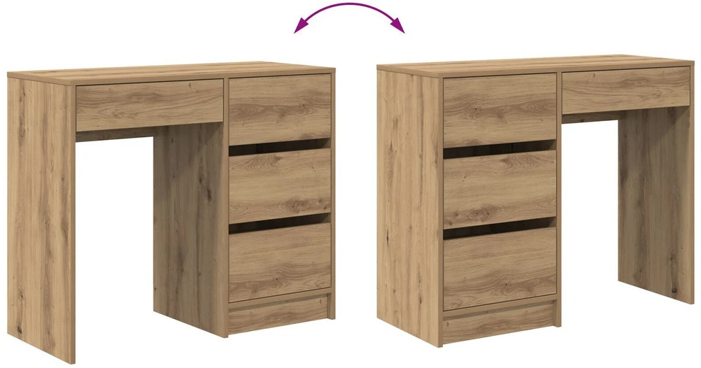 Stalas Amatininkų ąžuolas Apdirbta mediena 90 x 37.5 x 75 cm