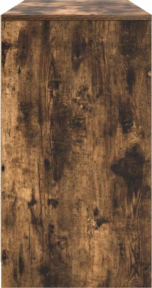 Rašomasis stalas, dūminio ąžuolo, 120x42x76cm, apdirbta mediena