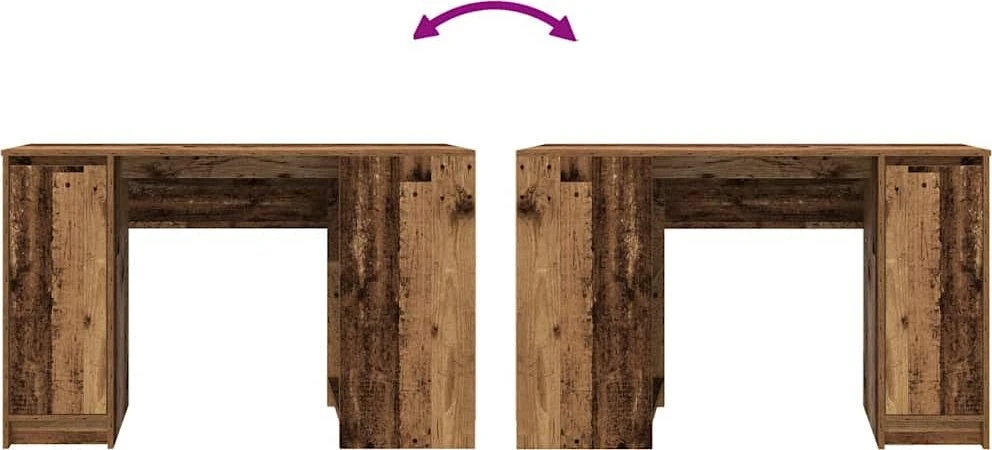 Rašomasis stalas, medienos, 120x42x76 cm, apdirbta mediena