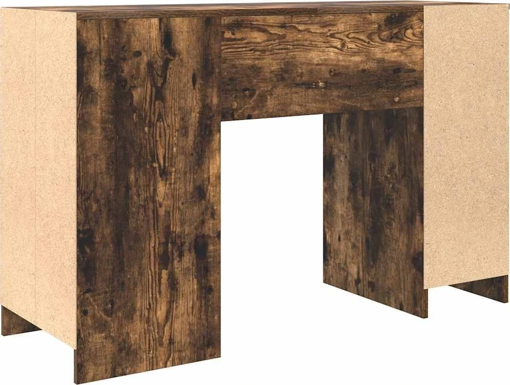 Rašomasis stalas, dūminio ąžuolo, 120x42x76cm, apdirbta mediena