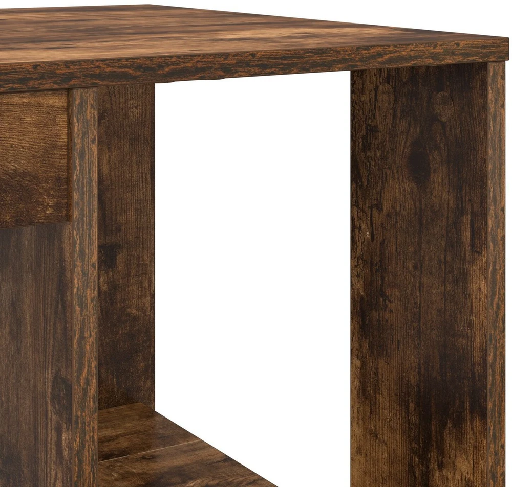 Stalas Rūkyta ąžuolas Apdirbta mediena 130 x 50.5 x 75 cm