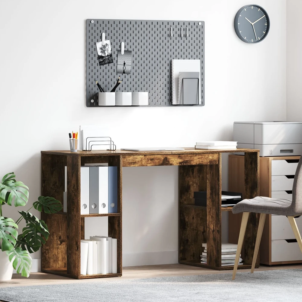 Stalas Rūkyta ąžuolas Apdirbta mediena 130 x 50.5 x 75 cm