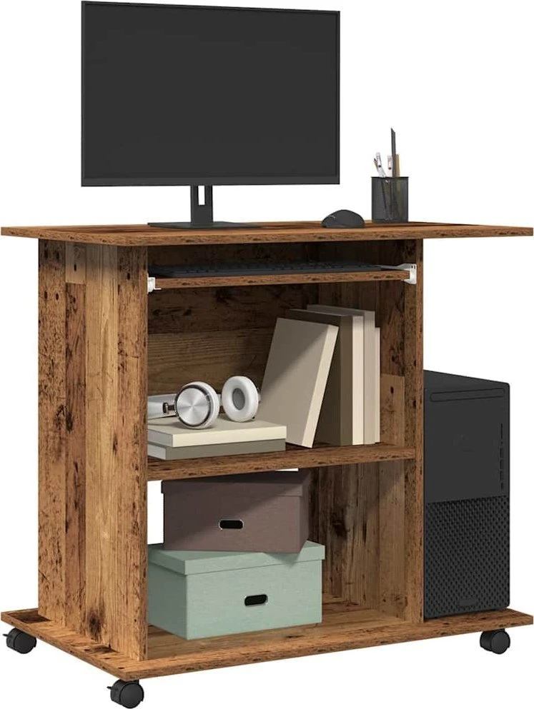 Kompiuterio stalas Senas medis 80x50x75 cm Engineered Wood