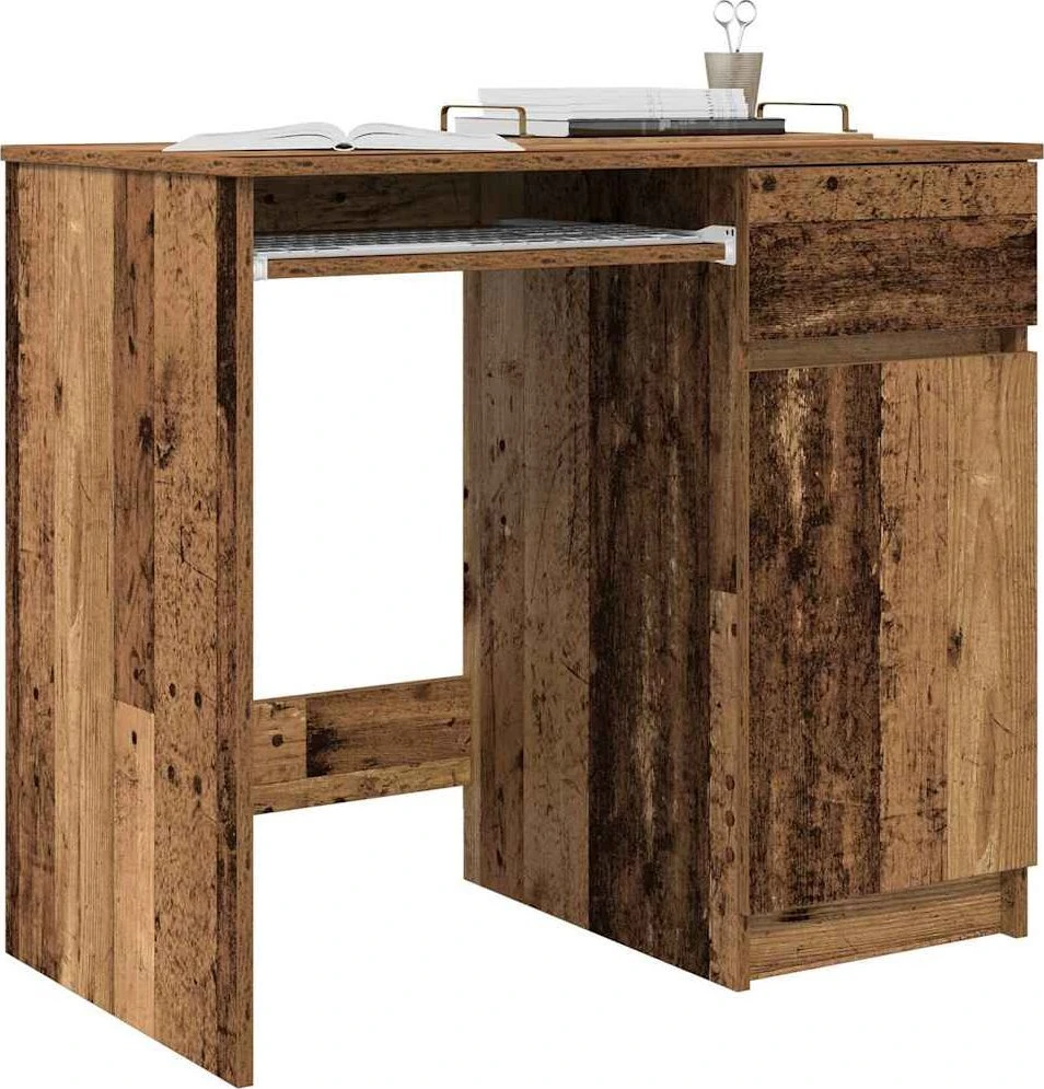 Rašomasis stalas, medienos, 86x49x76 cm, apdirbta mediena